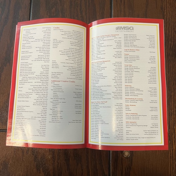 Radio City 75th Christmas Spectacular Program November/December 2007 - Picture 5 of 8